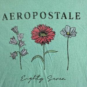 Aeropostale classic Crew small T-Shirt on Teal